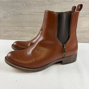 Rocket Dog Brown Leather Chelsea Ankle Boots